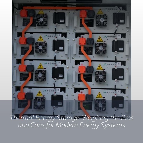 Thermal Energy Storage: Weighing the Pros and Cons for Modern Energy Systems